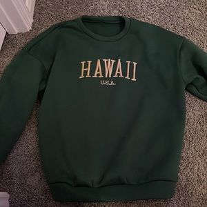 GREEN CREWNECK